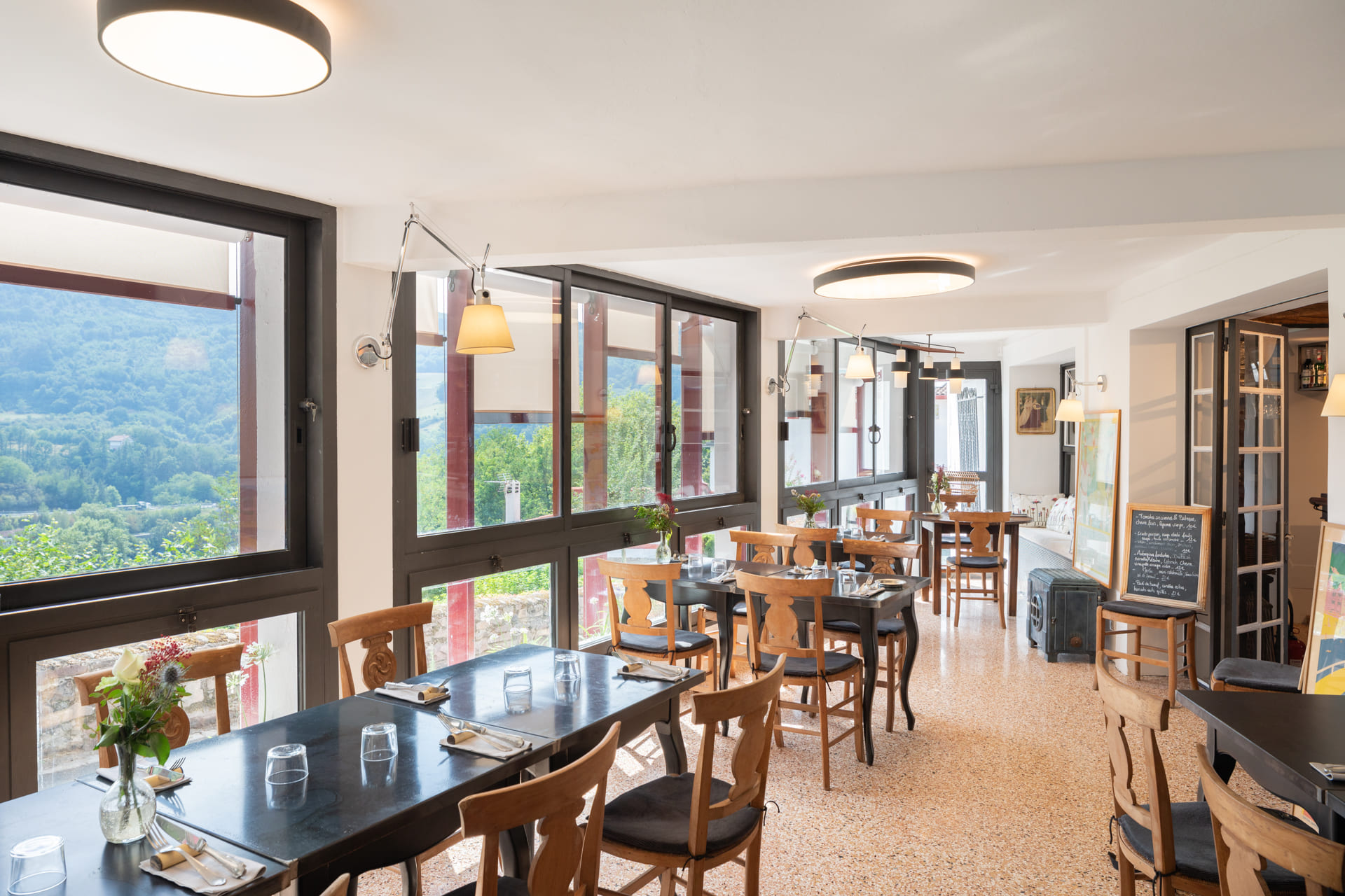 Un restaurant panoramique